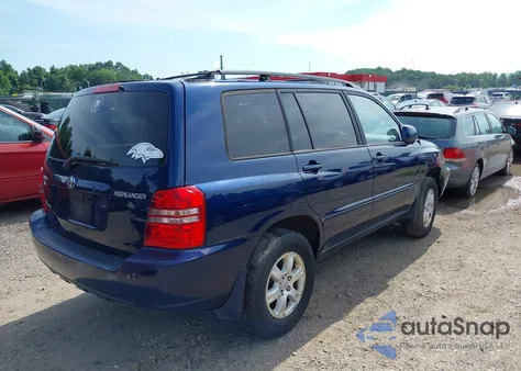 2002 Toyota Highlander V6 из США, поврежденный, VIN JTEHF21A620063204